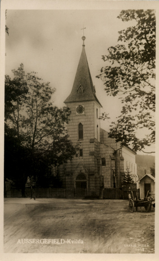 Kostel Sv. Štěpána   kolem 1890