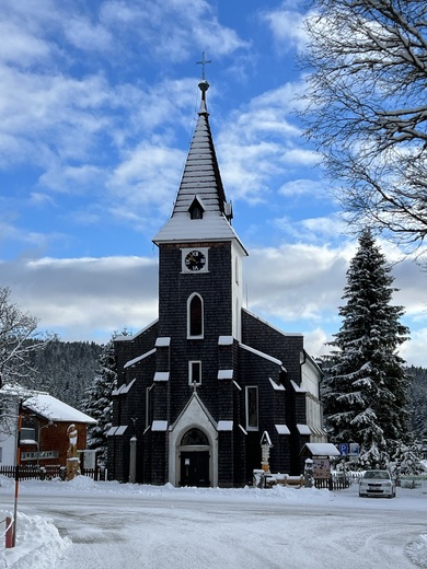 Kvilda - Kostel Sv. Štěpána