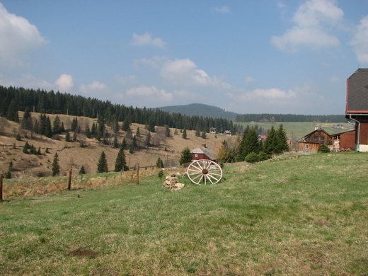 Kvilda -pohled z Vilémova